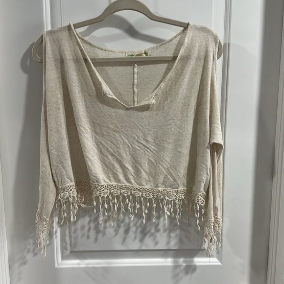 Staring at Stars Tops - Staring at Stars Fringe Detail Top